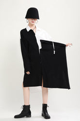 Women Stitching Irregular Dress